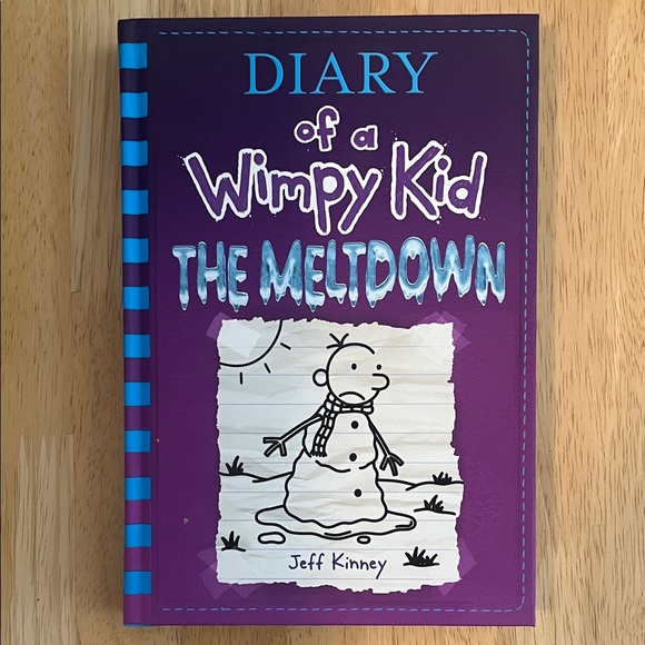 Diary Of A Wimpy Kid Other - Diary of a Wimpy Kid: The Meltdown - Purple Cover with Exclusive Poster